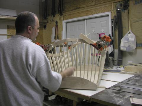 John buiding a maple cradle for your newborn