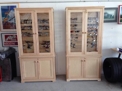 Model Aircraft display cases
