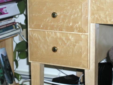 Birds Eye Maple Desk